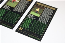 Jack Burke, Doug Ford, Billy Casper & Tommy Aaron Signed Masters GSV Golf Cards JSA ALOA