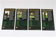 Jack Burke, Billy Casper, Tommy Aaron & Gary Player Signed Masters GSV Golf Cards JSA ALOA