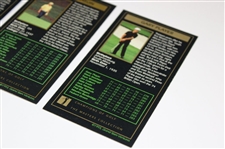 Jack Burke, Billy Casper, Tommy Aaron & Gary Player Signed Masters GSV Golf Cards JSA ALOA