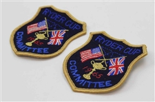 Two (2) 1965 Ryder Cup at Royal Birkdale Committee Patches