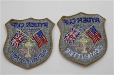 Two (2) 1965 Ryder Cup at Royal Birkdale Committee Patches