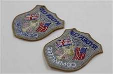 Two (2) 1965 Ryder Cup at Royal Birkdale Committee Patches