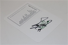 Fuzzy Zoeller Signed Augusta National GC Scorecard w/'79' & Signed Photo JSA