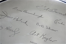 Vintage National Golf Links of America Sterling Silver Tray Presented to Architect Dick Wilson