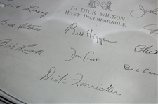 Vintage National Golf Links of America Sterling Silver Tray Presented to Architect Dick Wilson