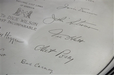 Vintage National Golf Links of America Sterling Silver Tray Presented to Architect Dick Wilson