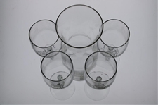Augusta National Golf Club Member Logo Carafe & Four (4) Wine Glasses Set - New In Box