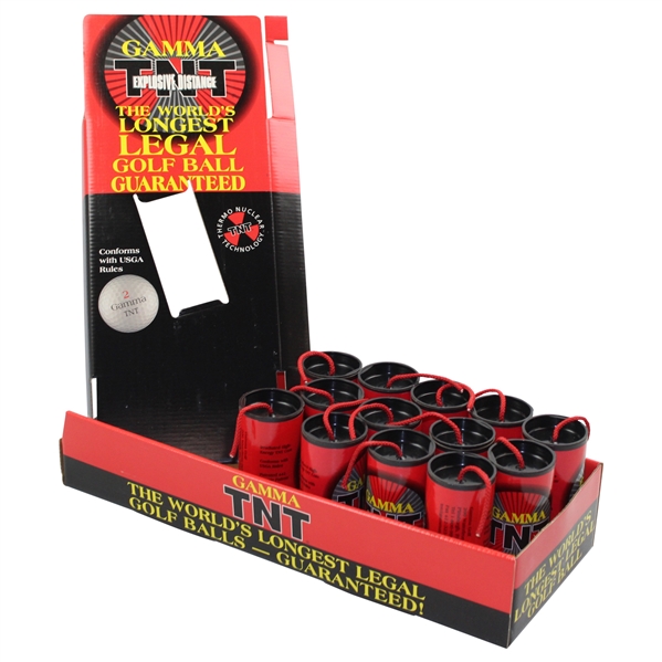 Thirteen (13) T. N. T. Worlds Golf Balls In Original Box