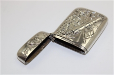 Elaborate Gorham Sterling Silver Match Safe