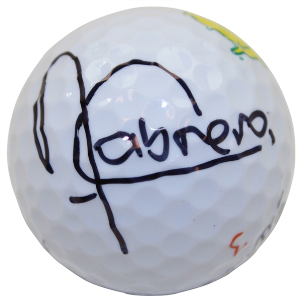 Angel Cabrera Signed Titleist Masters Logo Golf Ball JSA ALOA
