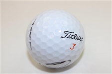 Angel Cabrera Signed Titleist Masters Logo Golf Ball JSA ALOA