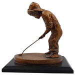 Pinehurst Country Club Balfour Putter Boy Bronze Sundial Statue