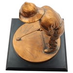 Pinehurst Country Club Balfour Putter Boy Bronze Sundial Statue