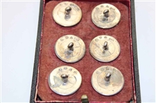 Sterling Silver Golf Buttons in Box