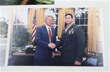 Presidential Helicopter Golf Ball With Photos Of Pilot, Presidents Clinton, Bush & Pope John XXIII