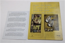 1999 Ryder Cup at The Country Club Items - Flag, Program, Two Dozen Golf Balls, Hat, Magazines & more