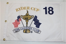 1999 Ryder Cup at The Country Club Items - Flag, Program, Two Dozen Golf Balls, Hat, Magazines & more