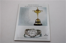 1999 Ryder Cup at The Country Club Items - Flag, Program, Two Dozen Golf Balls, Hat, Magazines & more