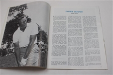 Original B&W Arnold Palmer w/Winner’s Check of The Kemper Open Photo & Program