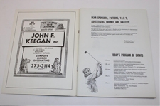 1977 Arnold Palmer/Jan Stephenson Exhibition Program For Easter Seals