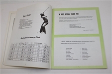 1977 Arnold Palmer/Jan Stephenson Exhibition Program For Easter Seals