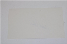 Arnold Palmer Signed Cut w/Palmer & Nicklaus Photo JSA ALOA