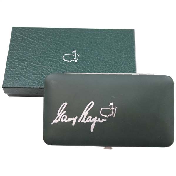 Gary Player Signed 2001 Masters Player Gifted Grooming Kit JSA ALOA