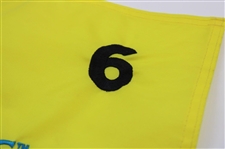 Steve Stricker Signed 2007 The Barclays Championship Flown Hole 6 Embroidered Flag JSA ALOA