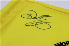 Darren Clarke Signed 2003 WGC NEC Inv. Championship Flown Hole 5 Embroidered Flag JSA ALOA