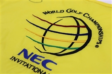 Darren Clarke Signed 2003 WGC NEC Inv. Championship Flown Hole 5 Embroidered Flag JSA ALOA