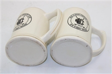 Two (2) 1974 Member-Guest Tournament '1922' New Albany Country Club NACC Ceramic Beer Mugs