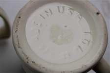 Two (2) 1974 Member-Guest Tournament '1922' New Albany Country Club NACC Ceramic Beer Mugs