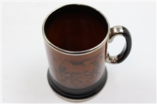 Arthur Wood Sports Series 'The English Wife/The American Husband' Porcelain Mug by Royal Bradwell