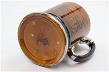 Arthur Wood Sports Series 'The English Wife/The American Husband' Porcelain Mug by Royal Bradwell