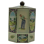 MacGregor Golf Themed Octagonal Tin Container with Lid - Employee Gift