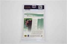 Tiger Woods Upper Deck Golf Card #1 NM-MT 8 - PSA#58000366
