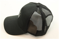 Masters Tournament Black w/White Masters Logo Mesh Trucker Hat