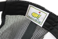 Masters Tournament Black w/White Masters Logo Mesh Trucker Hat