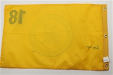 Billy Casper & ChiChi Rodriguez Signed 2005 Senior PGA at Laurel Valley Screen Flags JSA ALOA