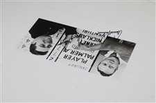 Arnold Palmer & Gary Player Signed 1961 Masters Scoreboard Photo JSA ALOA