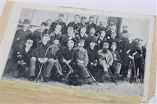 Photo Page with Key Identifying Some of the Founding Members of Nottham Golf Club in 1888