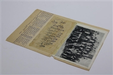 Photo Page with Key Identifying Some of the Founding Members of Nottham Golf Club in 1888