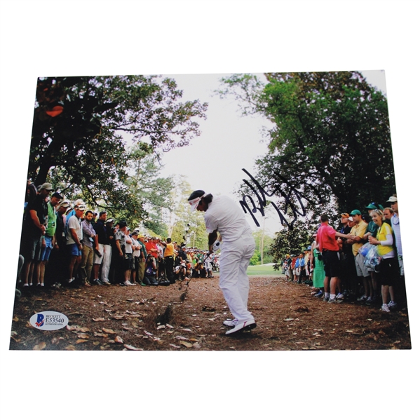 Bubba Watson Signed 2012 Masters Pine Needles Save 8x10 Photo BAS #E53540