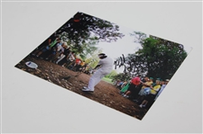 Bubba Watson Signed 2012 Masters 'Pine Needles Save' 8x10 Photo BAS #E53540