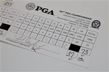 Fred Couples & Adam Scott 2008 PGA Championship at Oakland Hills 2nd Round Official Scorecard