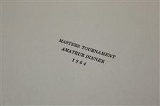 1964 Masters Tournament Amateur Dinner Original Photo by Morgan Fitz - Deane Beman Collection