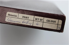 Set of (4) Charles Crombie Rules Placemats in Original Box - Made by Lady Clare