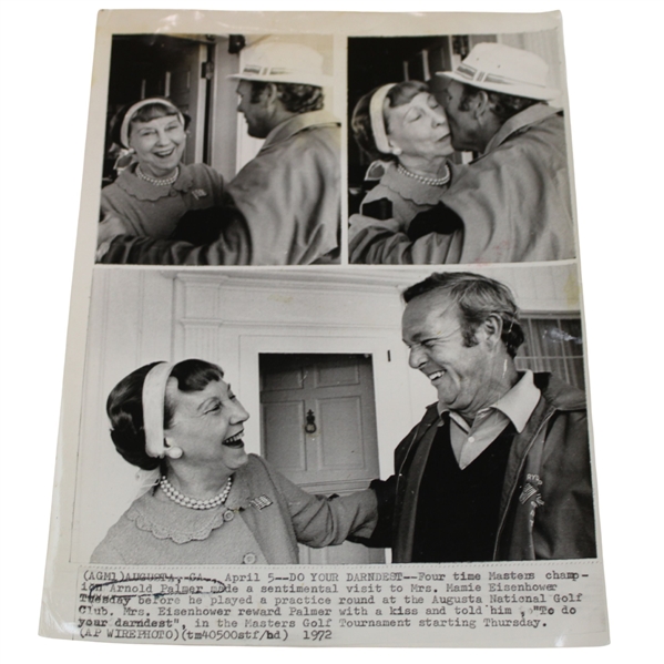 1972 Arnold Palmer Do Your Darndest AP Wirephoto - April 5th
