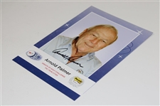 Arnold Palmer Signed Greats Of Golf Challenge Info Card JSA ALOA