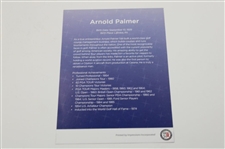 Arnold Palmer Signed Greats Of Golf Challenge Info Card JSA ALOA
